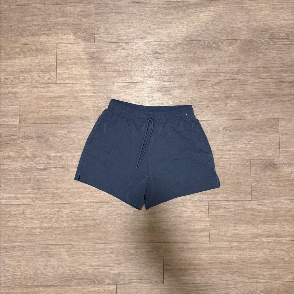Abercrombie & Fitch Blue Relaxed Stretch Shorts